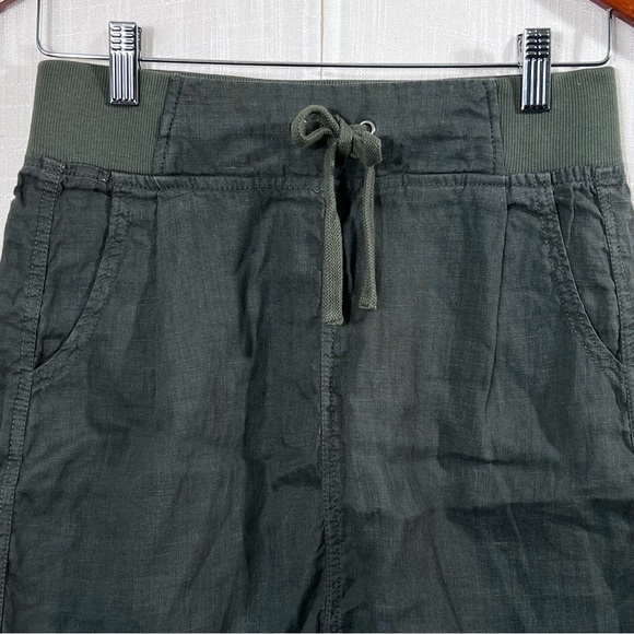 Athleta Seline Olive Green Linen Skirt Size 2 - Picture 3 of 11